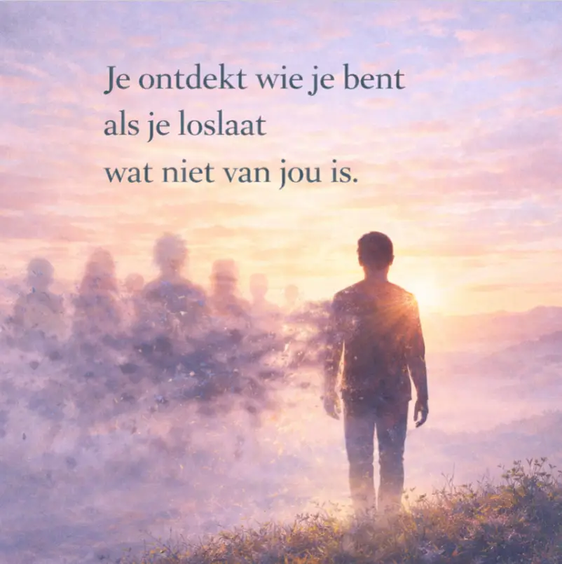 Je ontdekt wie je bent, als je loslaat wat niet van jou is