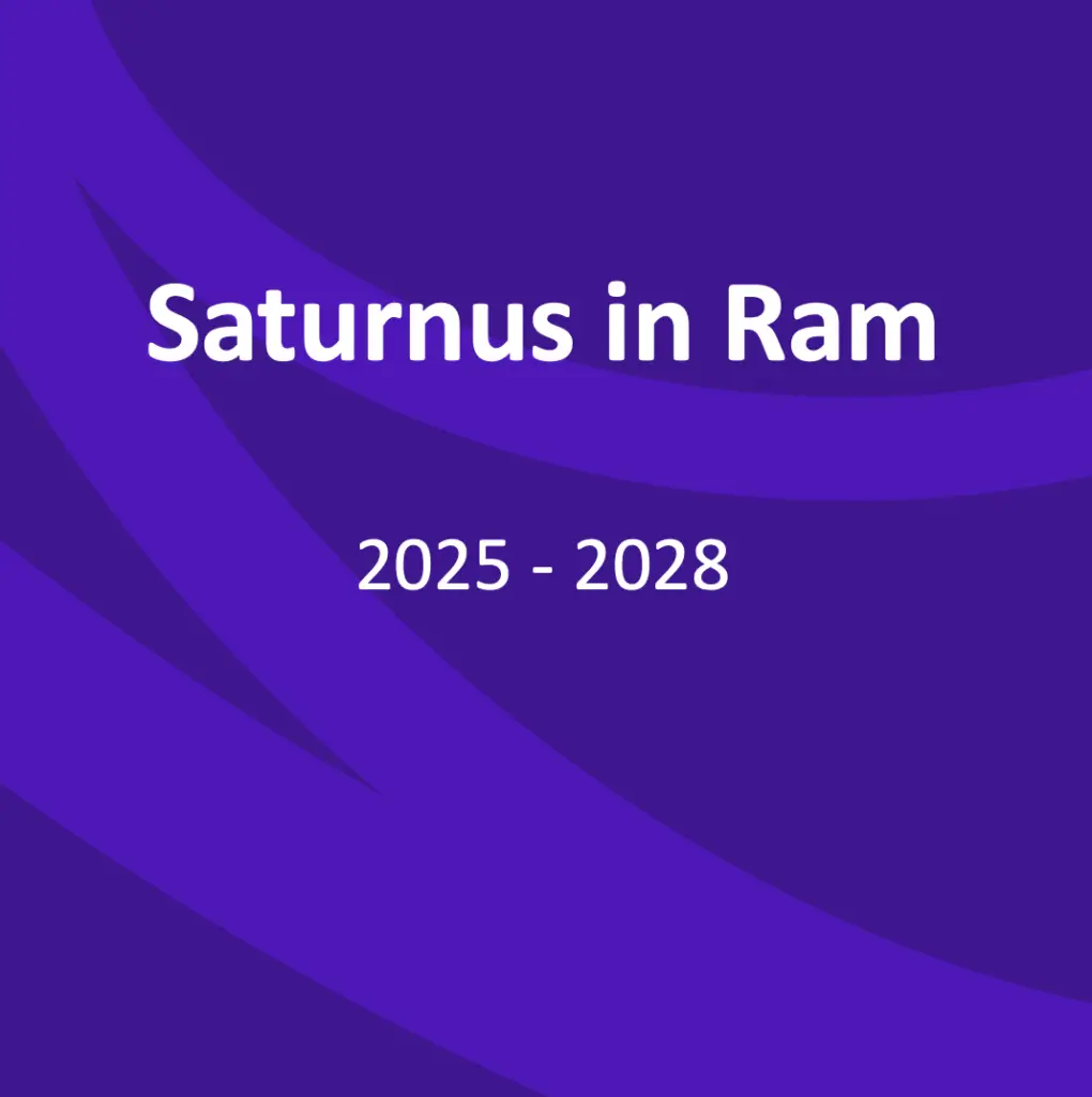 Saturnus in Ram 2025 - 2028
