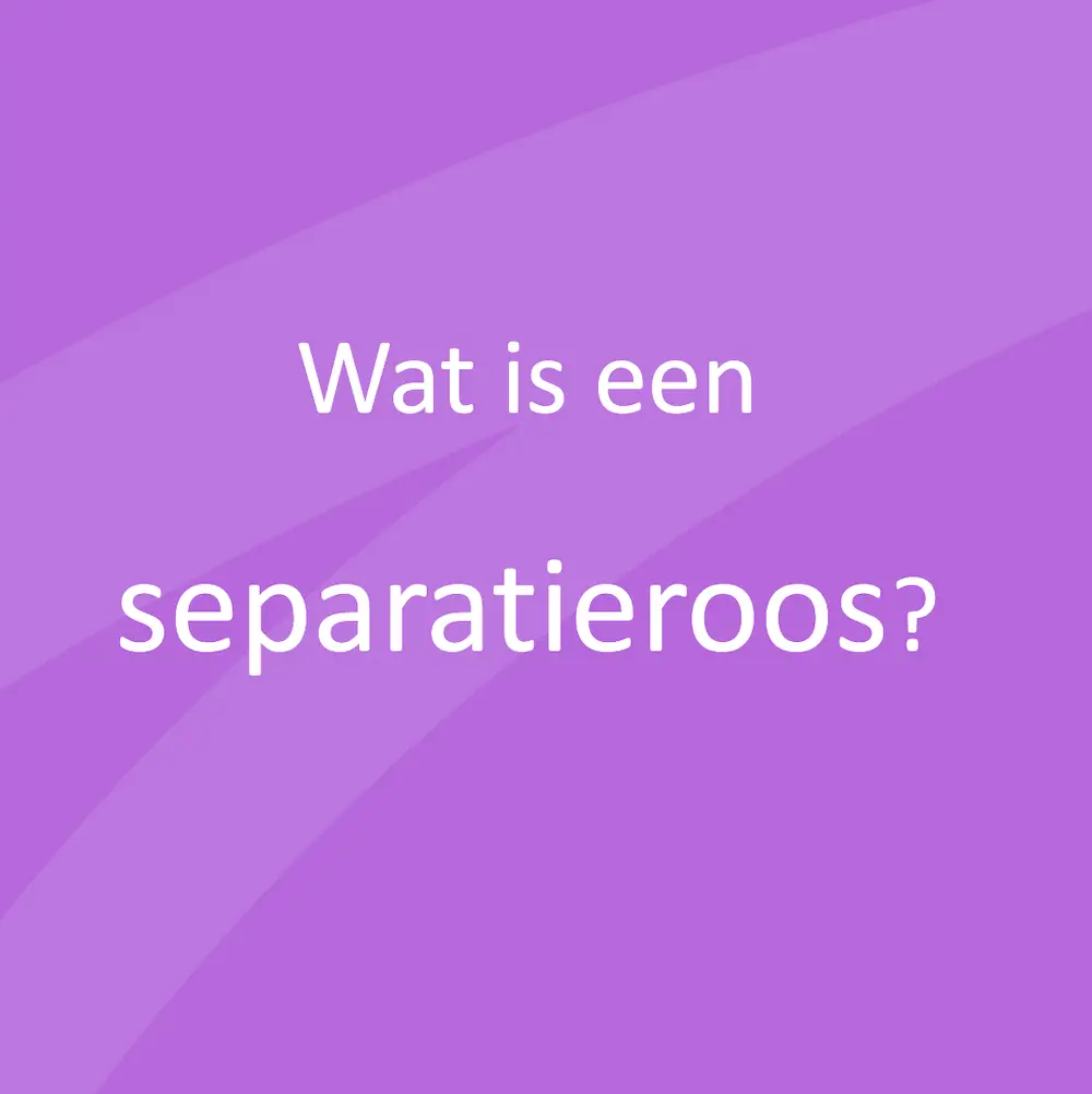 Wat is een reparatieroos? Lead a normal life
