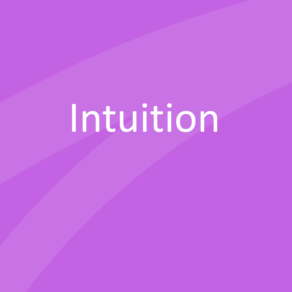Intuition | Personal and spiritual development | Lead a normal life
