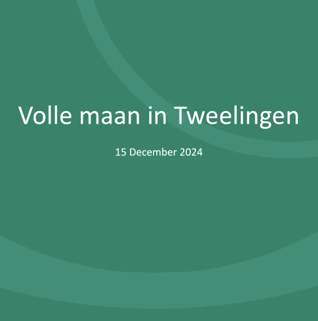 Volle maan in Tweelingen 15 december 2024
