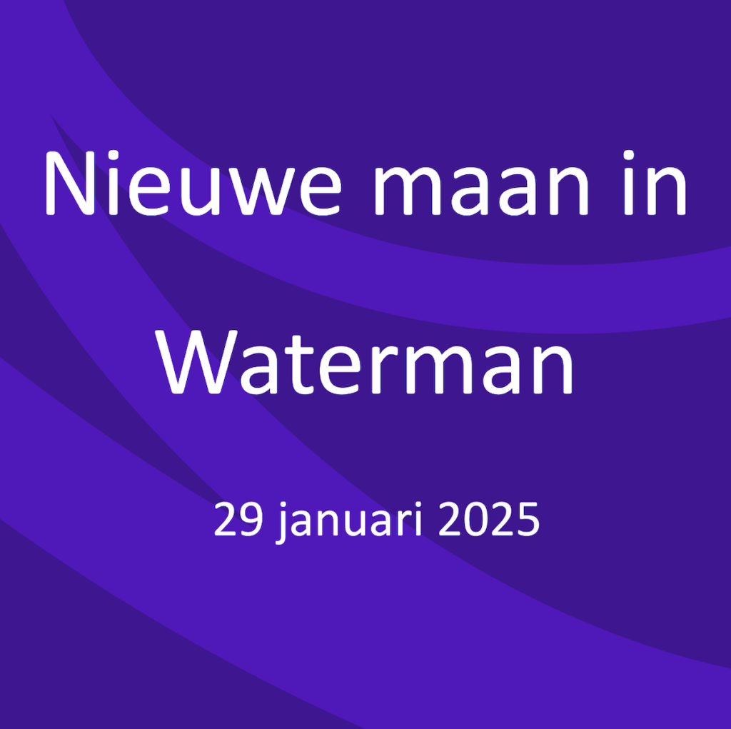 Nieuwe maan in Waterman | 29 januari 2025