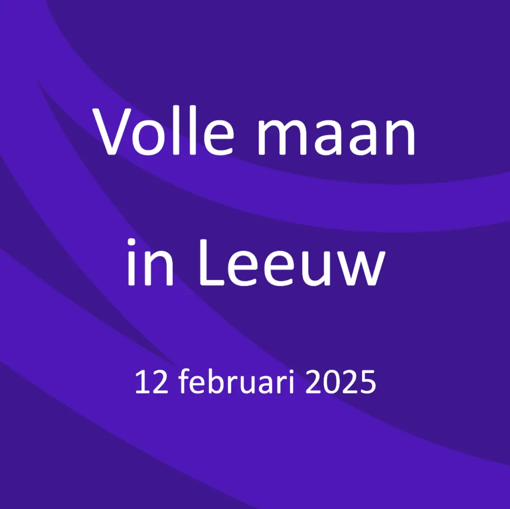 Volle maan in Leeuw 12 februari 2025