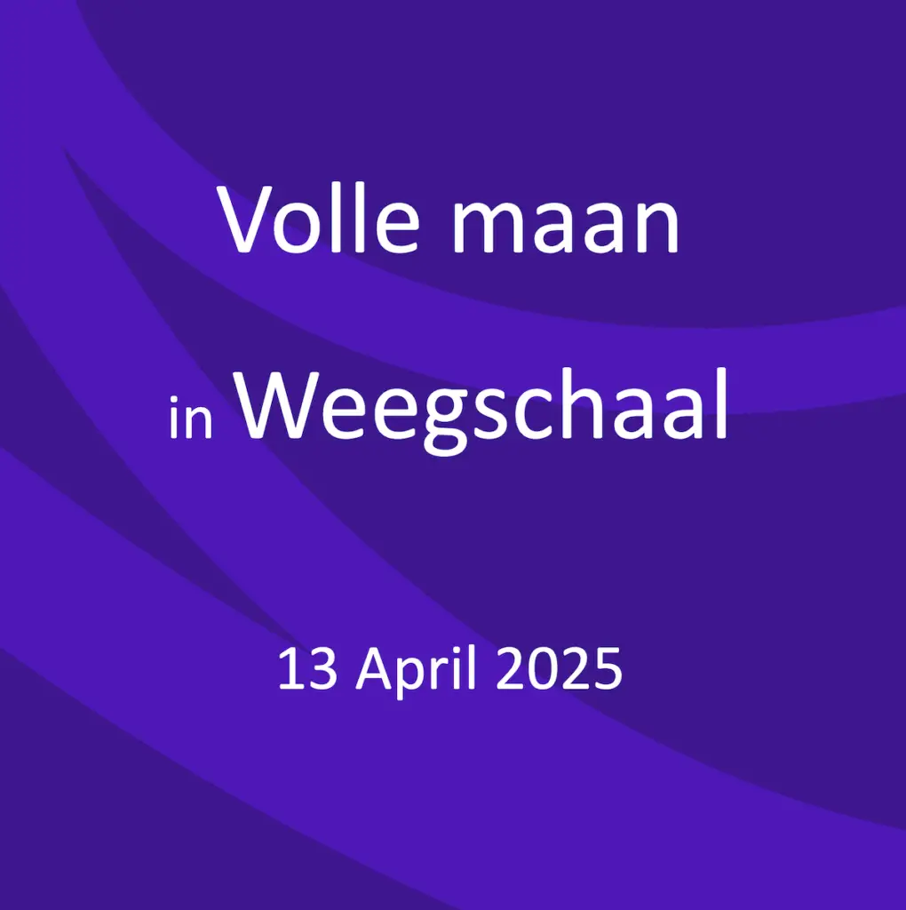 Volle maan in Weegschaal 13 april 2025