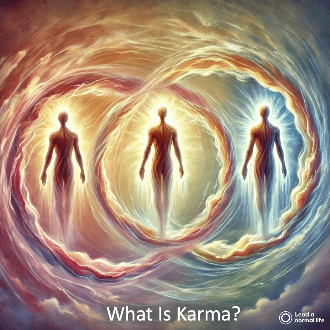 Wat is karma? Lead a normal life
