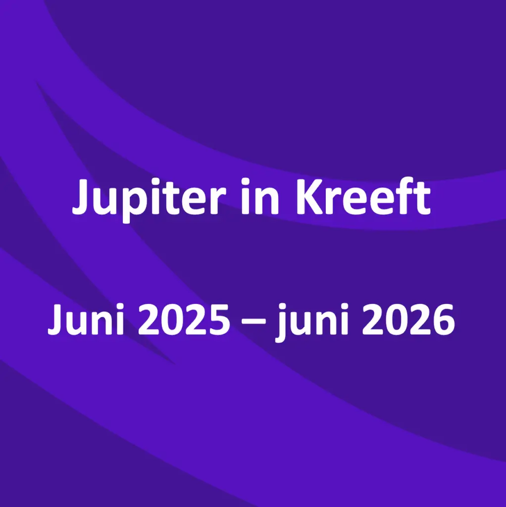 Jupiter in Kreeft Juni 2025 - juni 2026