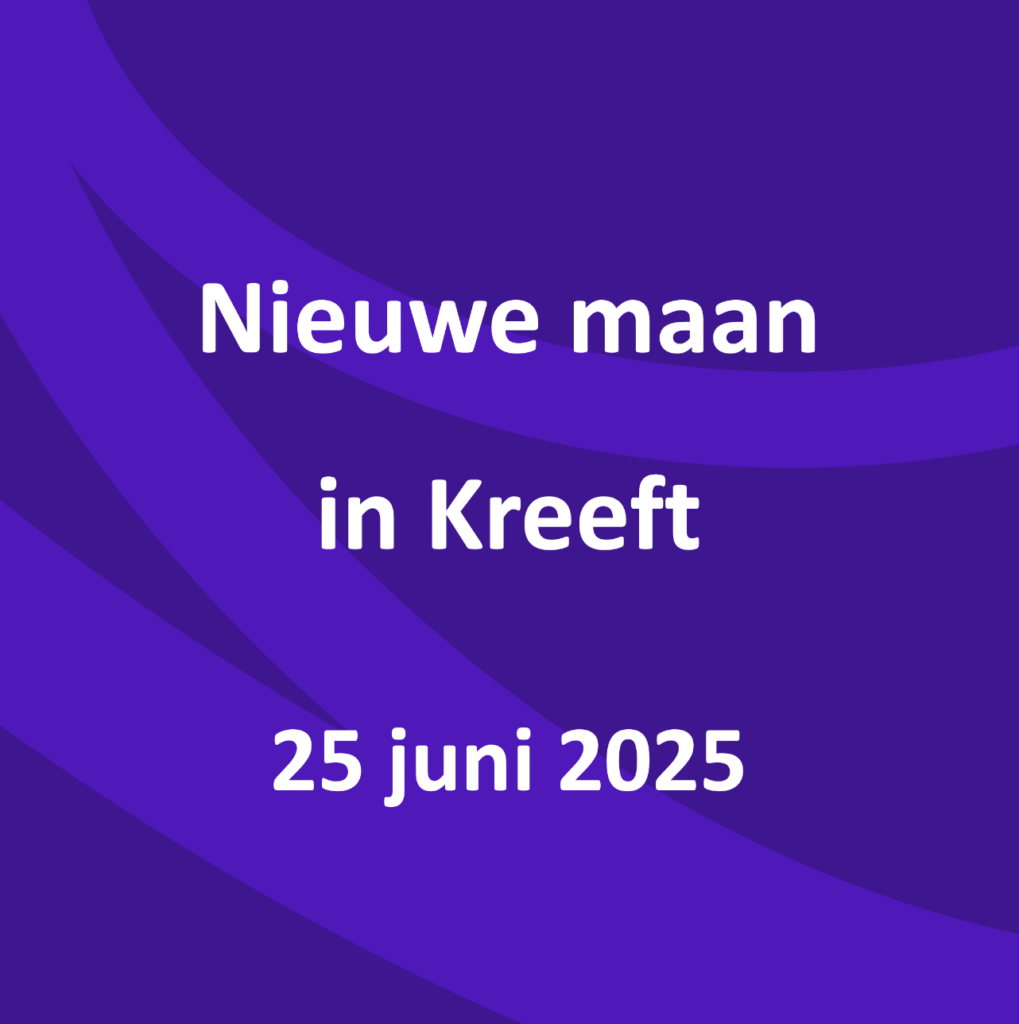 Nieuwe maan in Kreeft 25 juni 2025