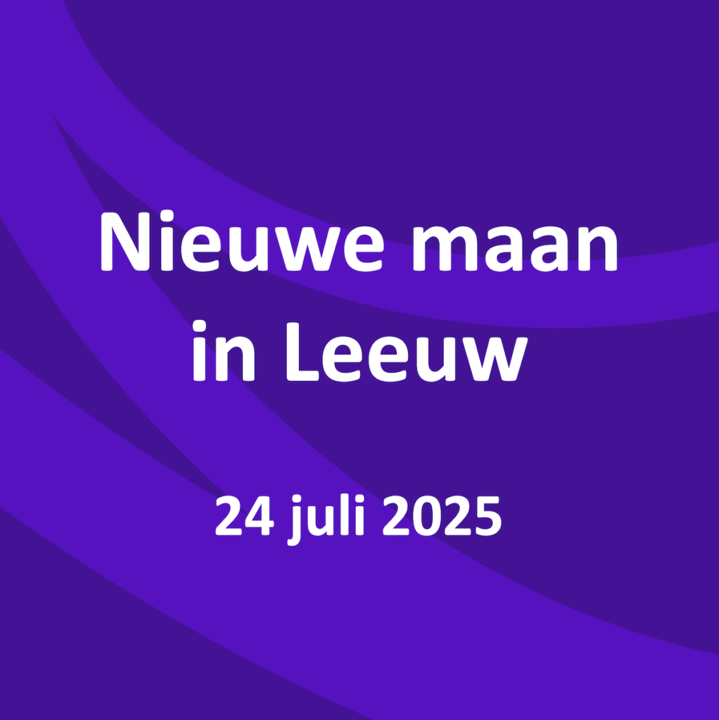 Nieuwe maan in Leeuw 24 juli 2025