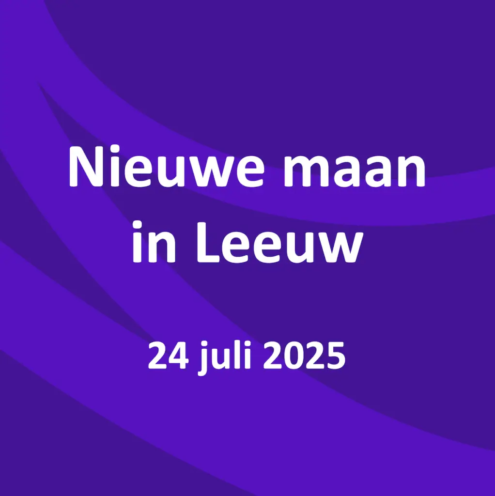 Nieuwe maan in Leeuw 24 juli 2025