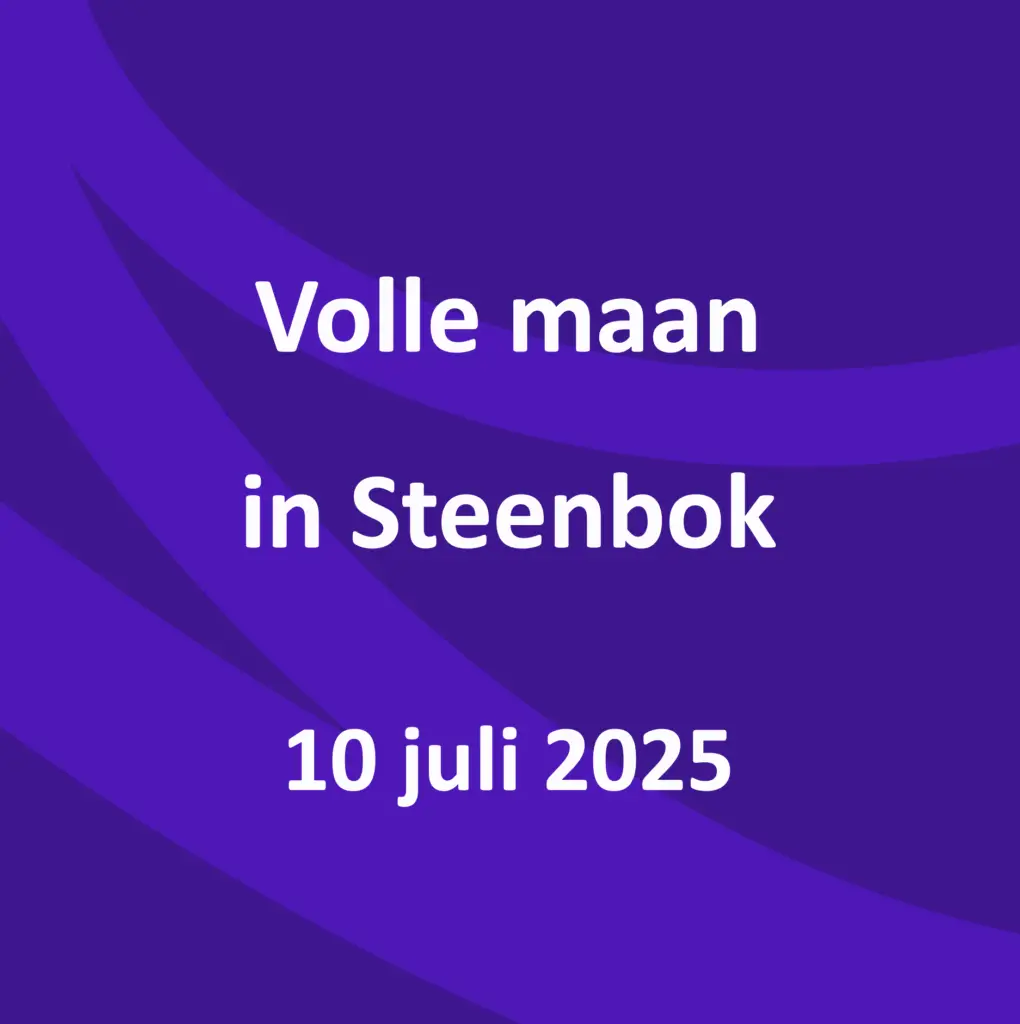 Volle maan in Steenbok 10 juli 2025