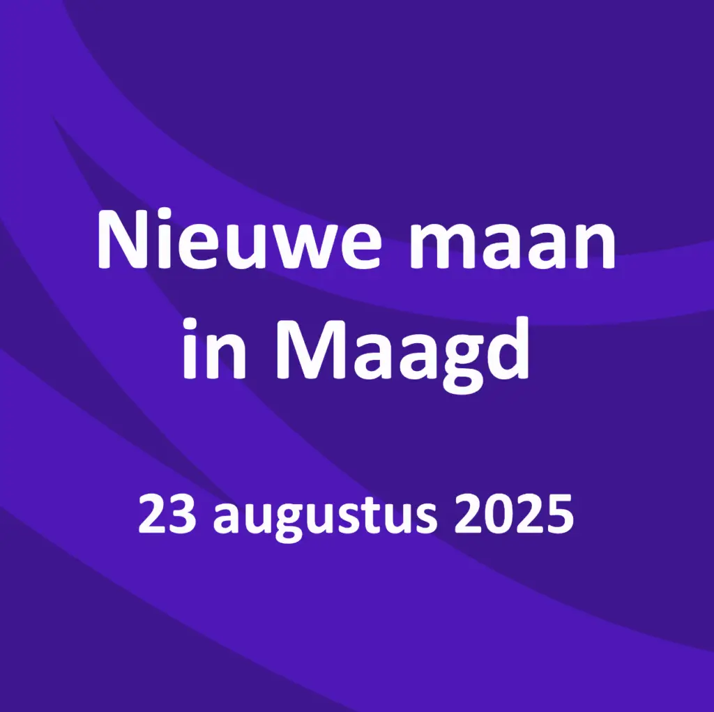 Nieuwe maan in Maagd 23 augustus 2025