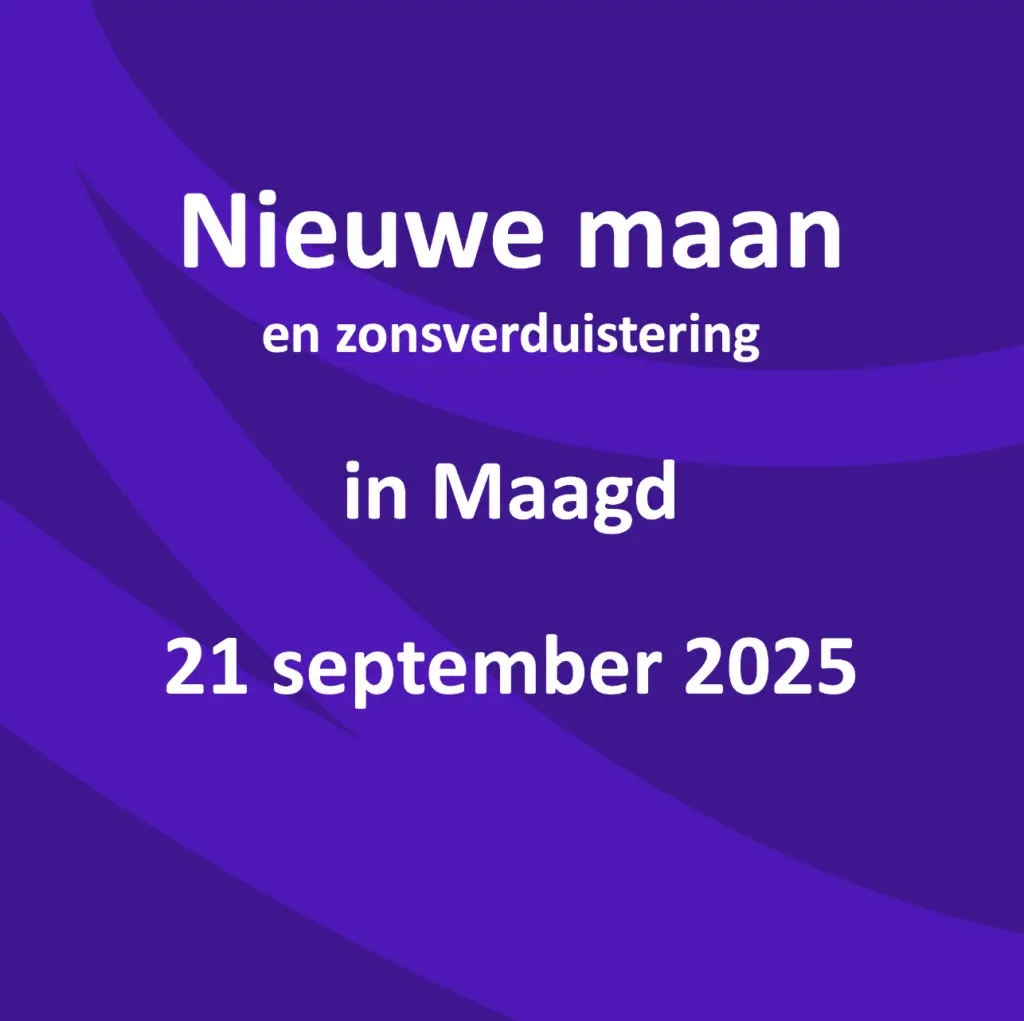 Nieuwe maan en zonsverduistering in Maagd 21 september 2025