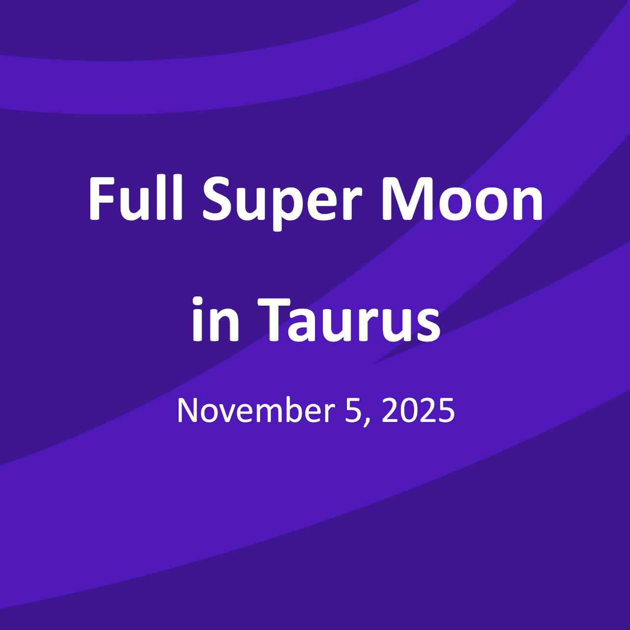 Volle supermaan in stier 5 november 2025