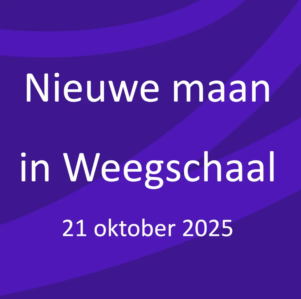 Nieuwe maan in Weegschaal 21 oktober 2025