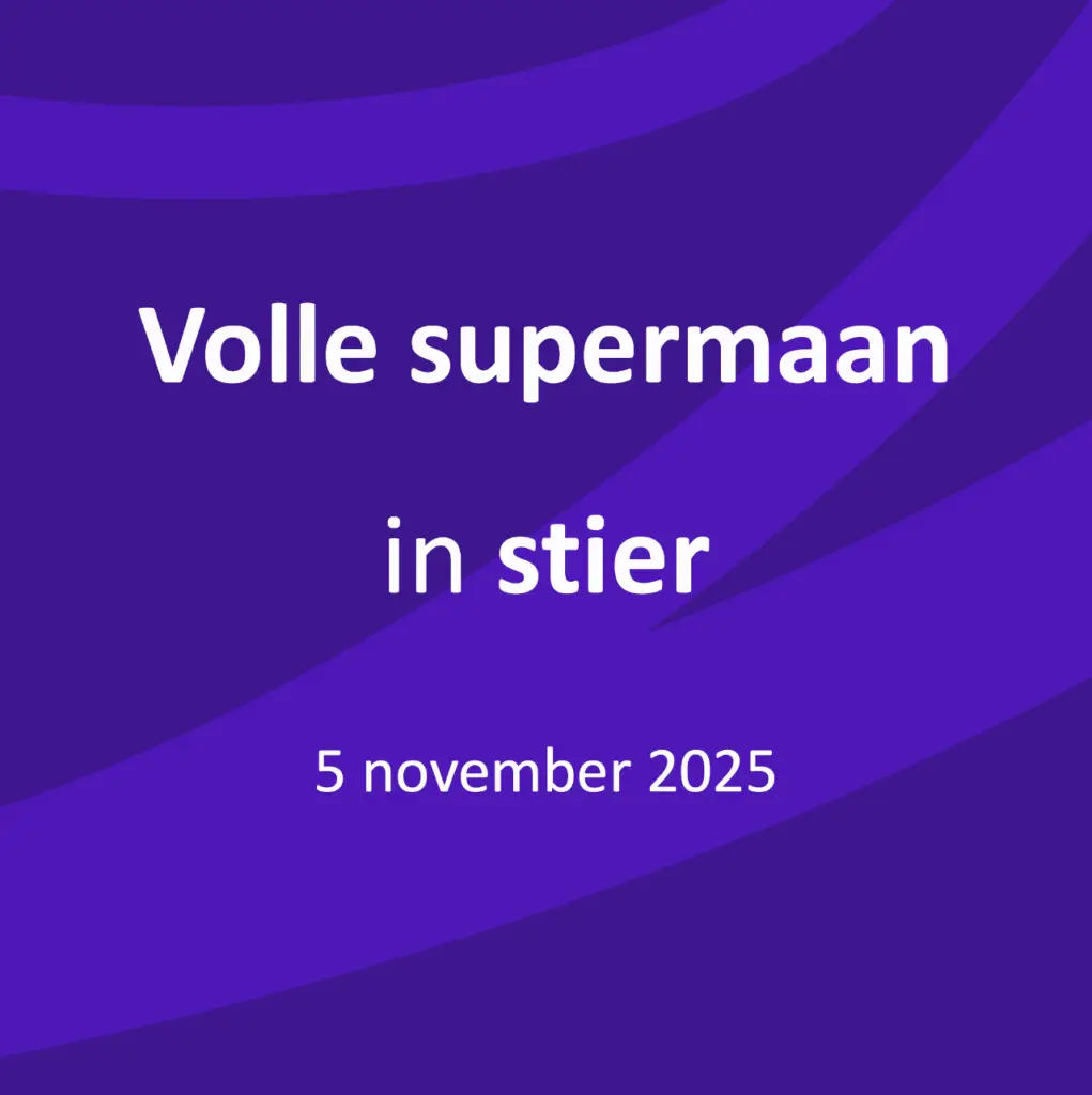 Volle supermaan in stier 5 november 2025