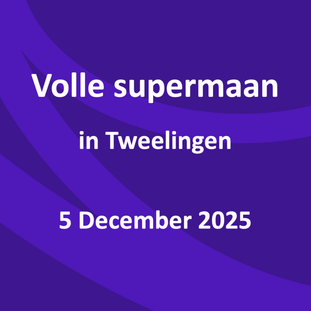 Volle supermaan in Tweelingen 5 december 2025
