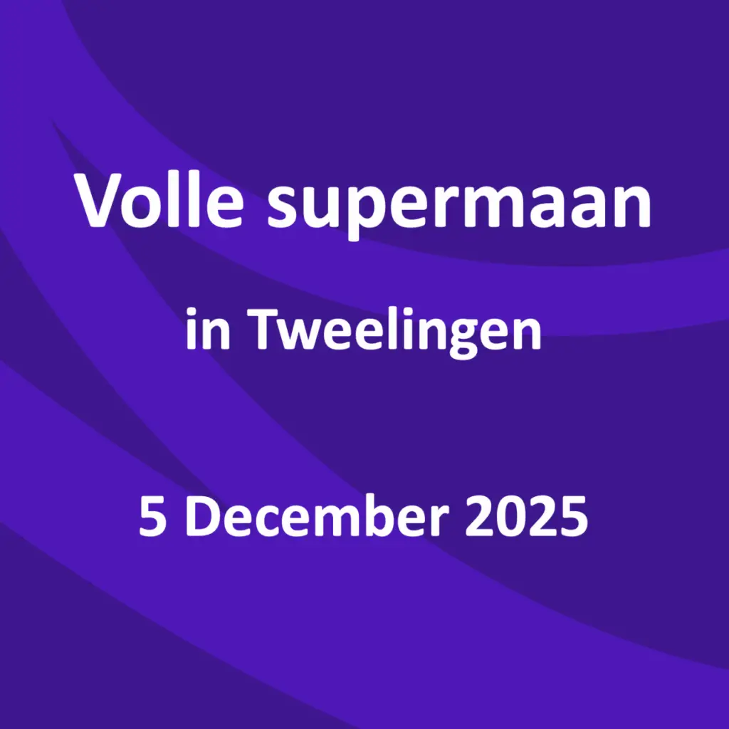 Volle supermaan in Tweelingen 5 december 2025