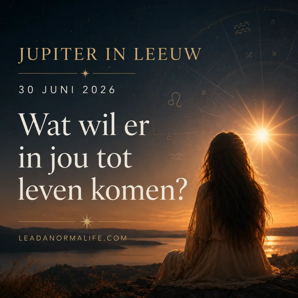 Jupiter in Leeuw | 30 juni 2026 wat wil er in jou tot leven komen? Leadanormallife.com